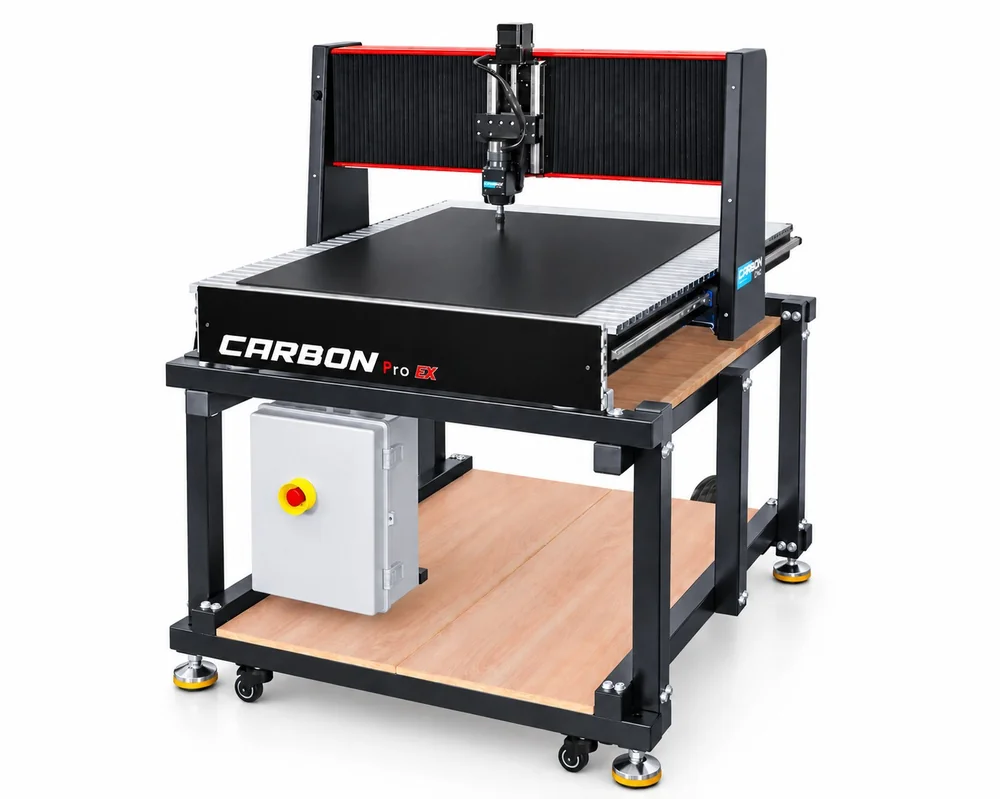 Carbon Pro EX 高階型碳纖維板材數位切割機,含工作台腳架與控制箱